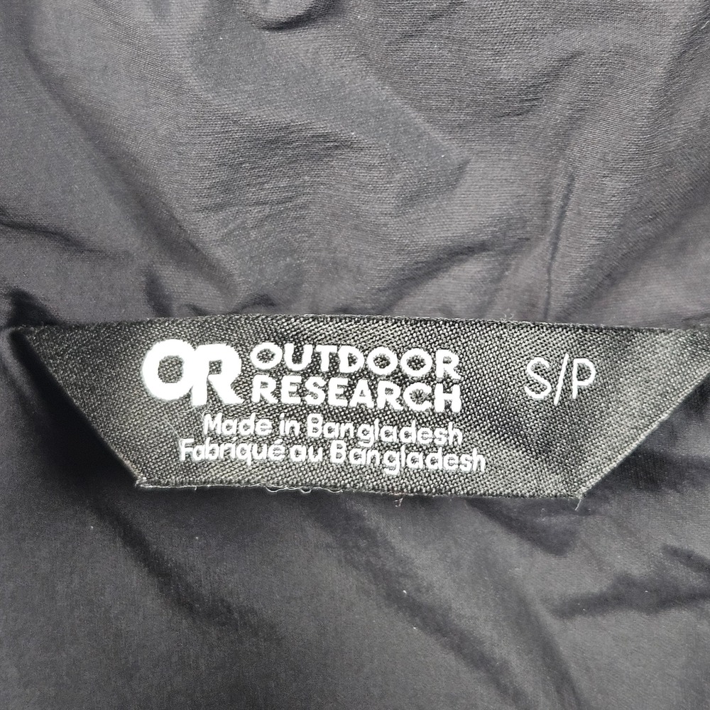 Outdoor Research Shadow Insulated Vest Womens Small Black Full Zip Puffer - Picture 3 of 13